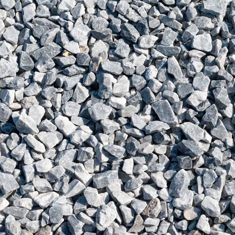 ice blue chippings 20mm