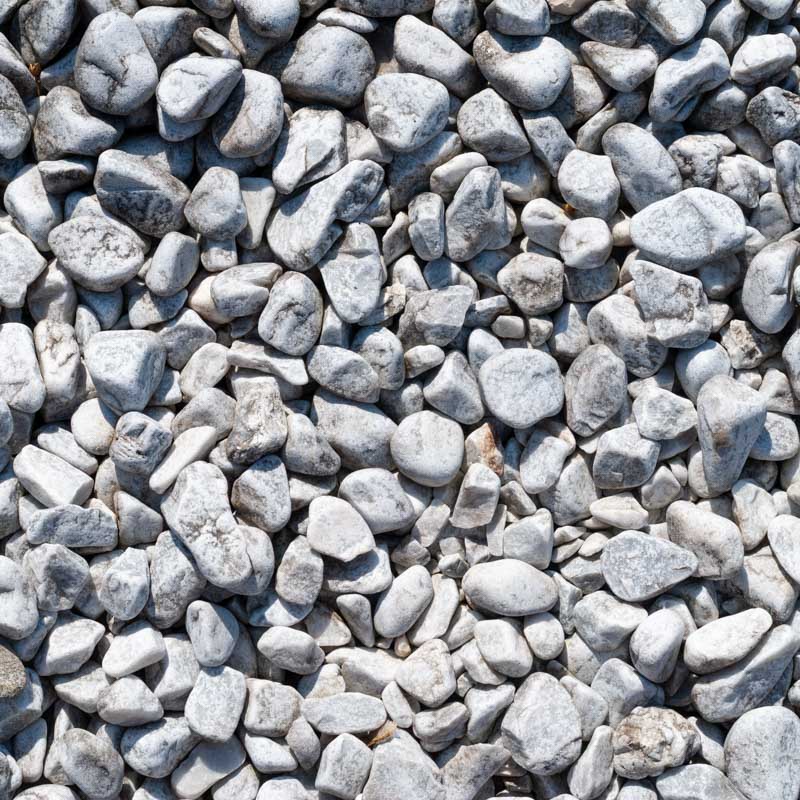 ice blue pebbles