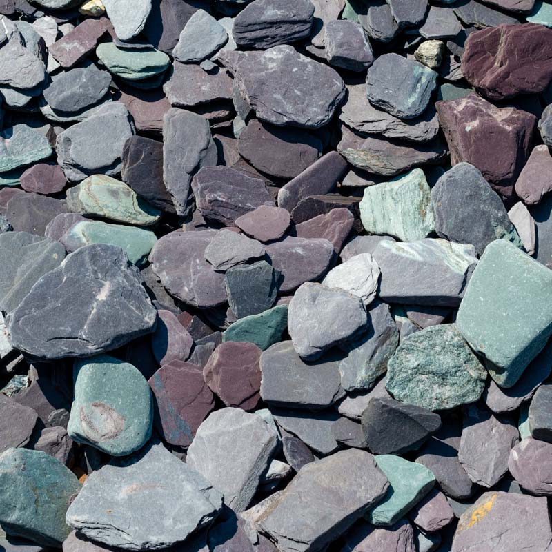 Large Purple Slate Chippings 3050mm Offerton Sand and Gravel
