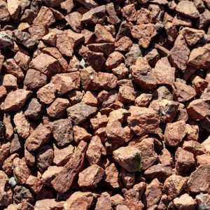red chipping gravel