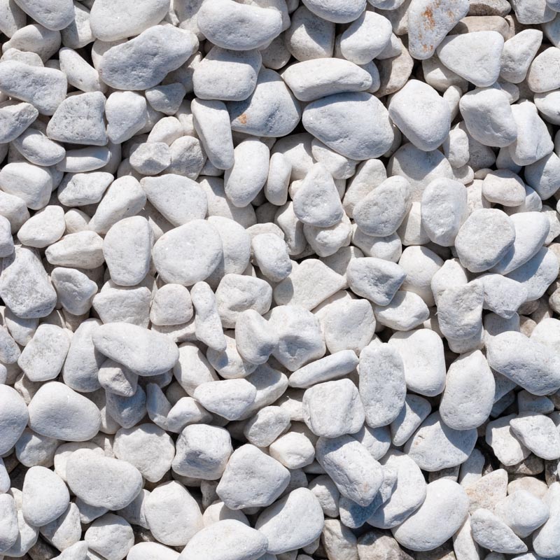 white pebbles 20-40mm