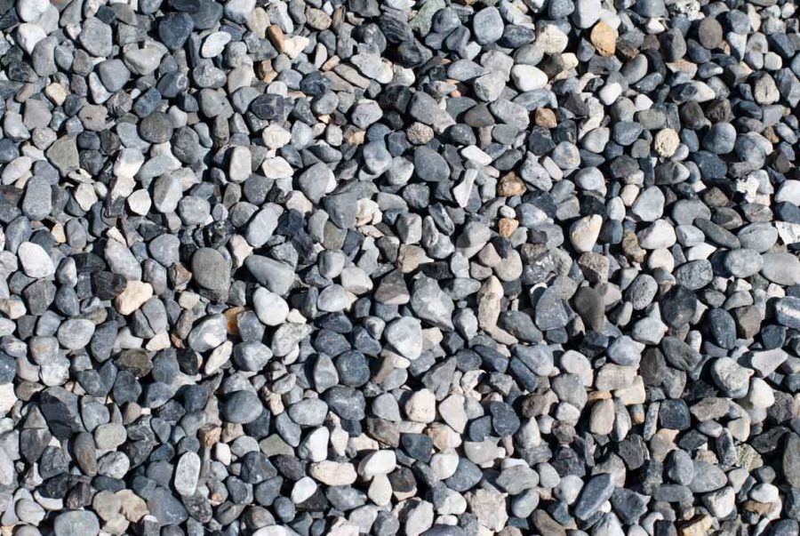 Ocean blue pebbles
